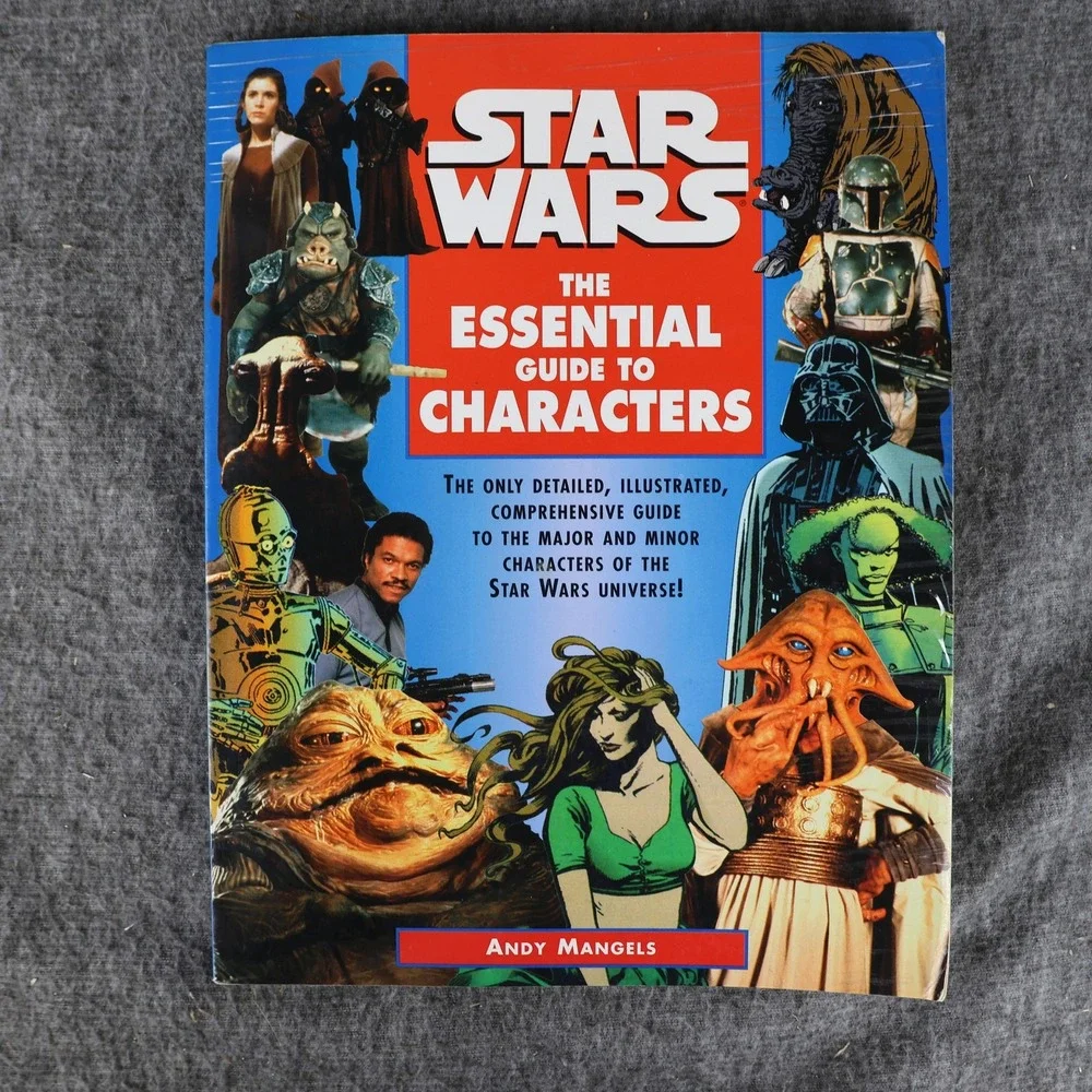 Vintage Star Wars Essential Guide To Characters Andy Mangels PB 1st 1995 USA